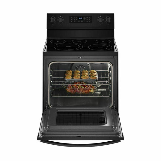 Whirlpool WFE550S0HB 5.3 cu. ft. Whirlpool® electric range with Frozen Bake™ technology - Black