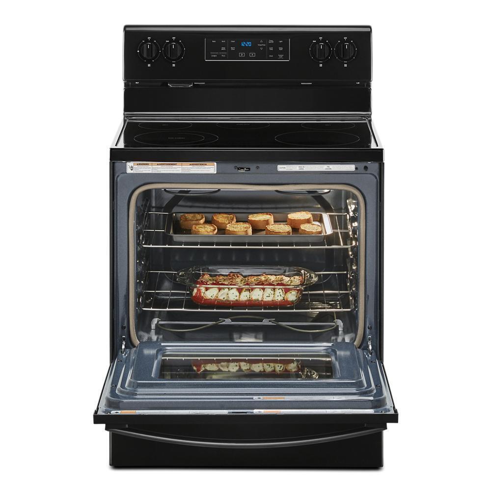 Whirlpool WFE525S0JB 5.3 cu. ft. Whirlpool® electric range with Frozen Bake™ technology