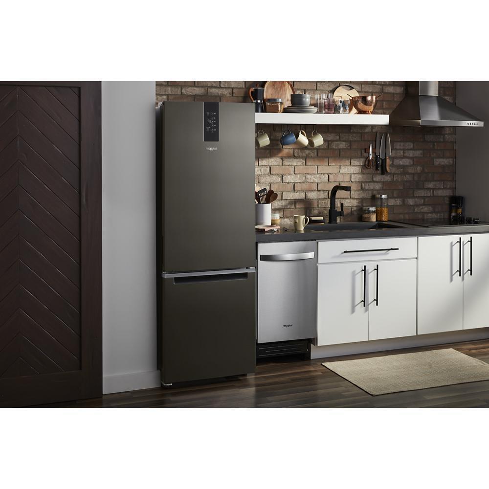 Whirlpool WRB543CMJZ 24-inch Wide Garage-Ready Bottom-Freezer Refrigerator - 12.9 cu. ft.