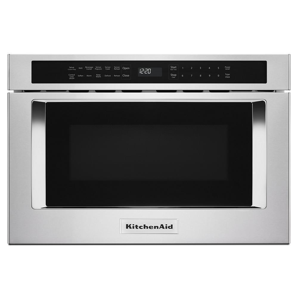 Kitchenaid KMBD104GSS 24" Under-Counter Microwave Oven Drawer