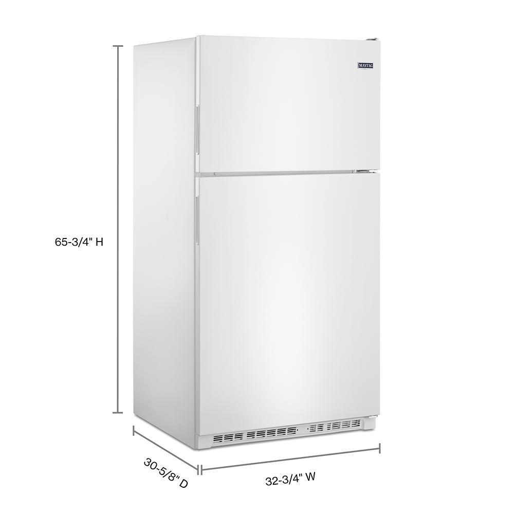 Maytag MRT311FFFH 33-Inch Wide Top Freezer Refrigerator with PowerCold® Feature- 21 Cu. Ft.