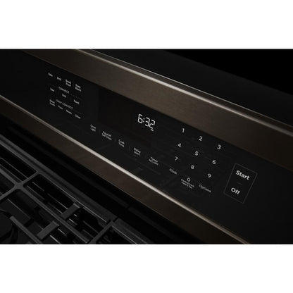 Kitchenaid KFGG500EBS 30-Inch 5-Burner Gas Convection Range