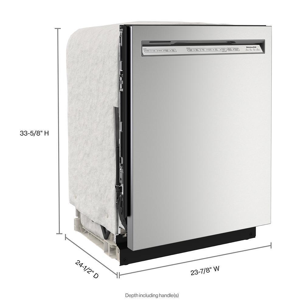 Kitchenaid KDFM404KPS 360(degree) Max Jets™ Third Rack Dishwasher with 50+ Total Wash Jets, 44 dBA