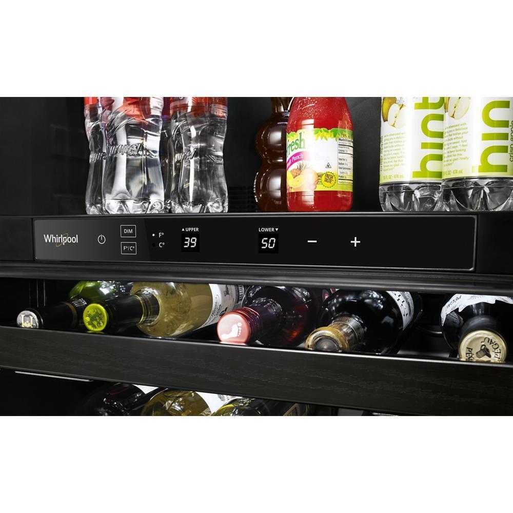 Whirlpool WUB35X24HZ 24-inch Wide Undercounter Beverage Center with Towel Bar Handle- 5.2 cu. ft.