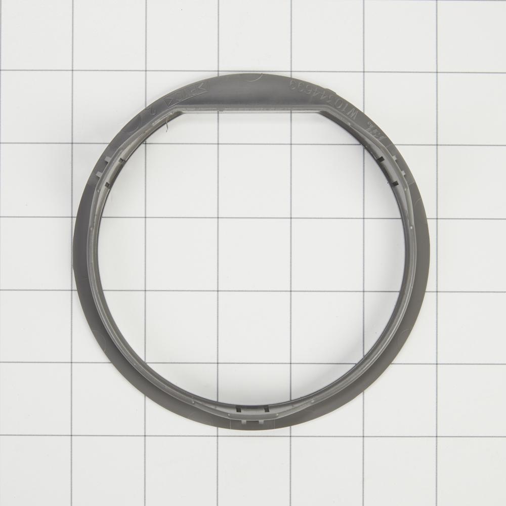 Whirlpool W10323246 4-way internal dryer vent kit for Left, Right, and Bottom venting, compatible with WE/GD94/95/97HEX & ME/GD6000/7000X models.