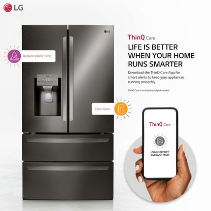 Lg 28 cu.ft. Smart wi-fi Enabled French Door Refrigerator