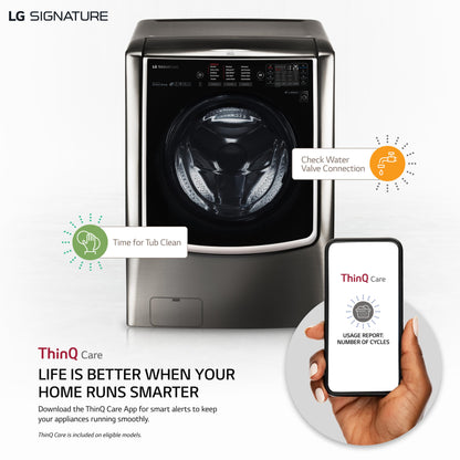 WM9500HKA LG SIGNATURE 5.8 cu. ft. Large Smart wi-fi Enabled Front Load Washer