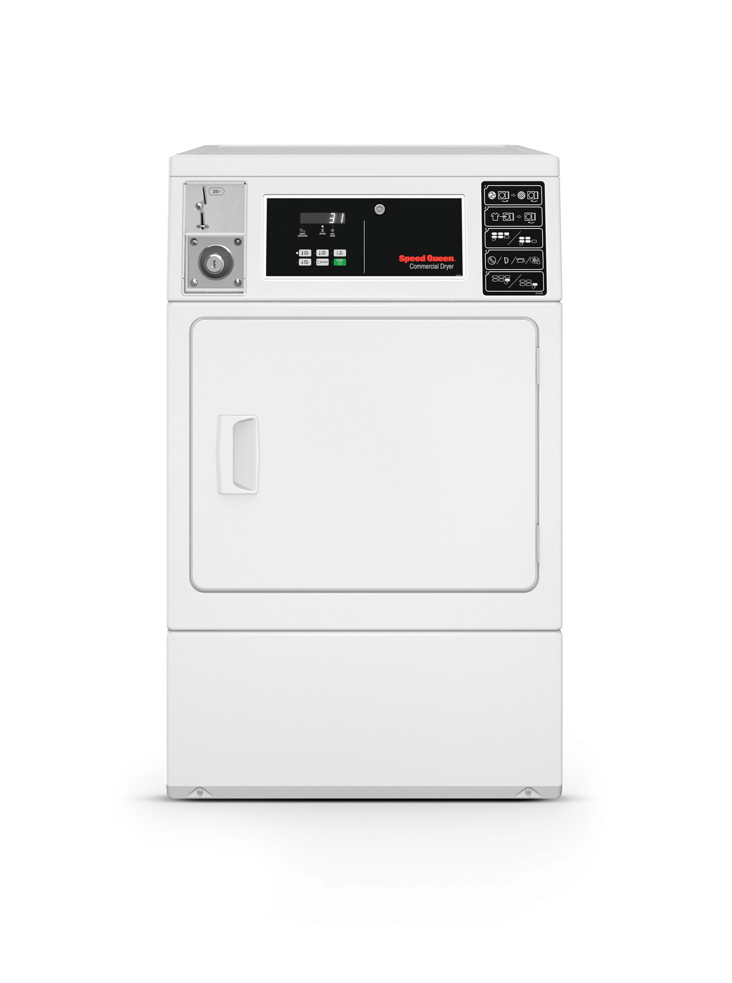 Speed Queen DV6010WG Light Commercial Coin Drop Front Control Front Load Matching Dryer - Gas
