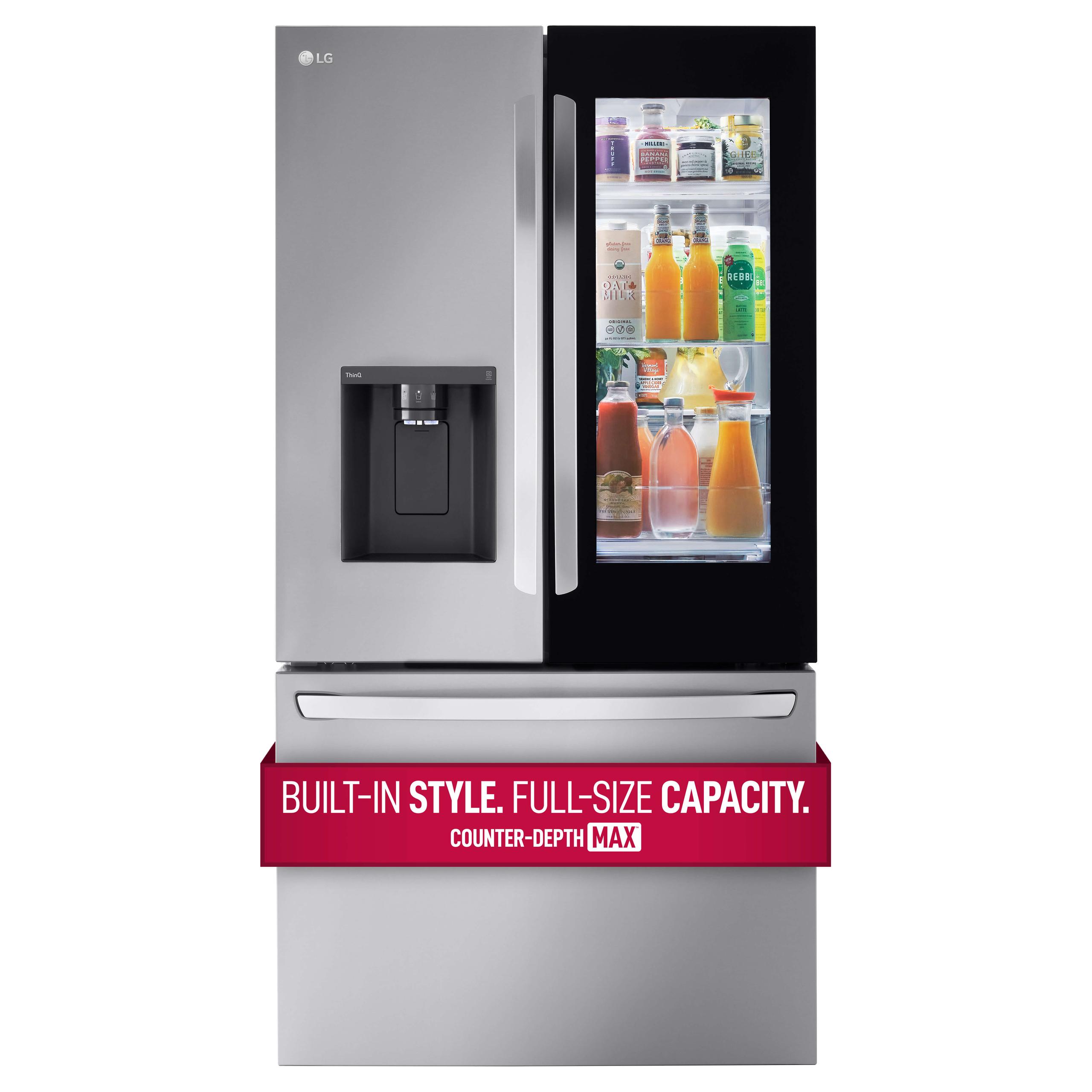 Lg 26 cu. ft. Smart InstaView® Counter-Depth MAX™ French Door Refrigerator