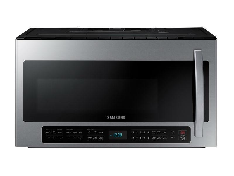 Samsung 2.1 cu. ft. Over-the-Range Microwave with Sensor Cooking in Fingerprint Resistant Stainless Steel