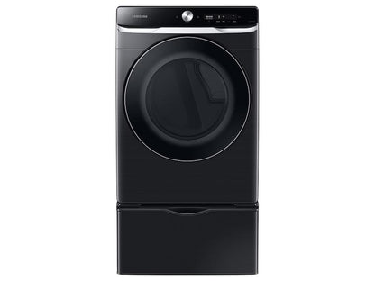 Samsung DVE50A8800V 7.5 cu. ft. Smart Dial Electric Dryer with Super Speed Dry in Brushed Black