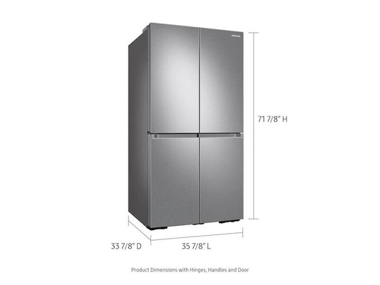 Samsung 29 cu. ft. Smart 4-Door Flex™ Refrigerator with Beverage Center and Dual Ice Maker in Stainless Steel