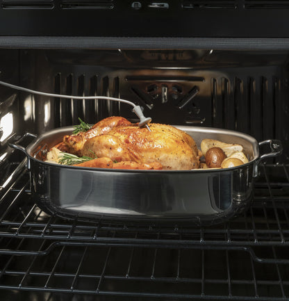 GE® 30" Smart Built-In Self-Clean Convection Double Wall Oven with Never Scrub Racks