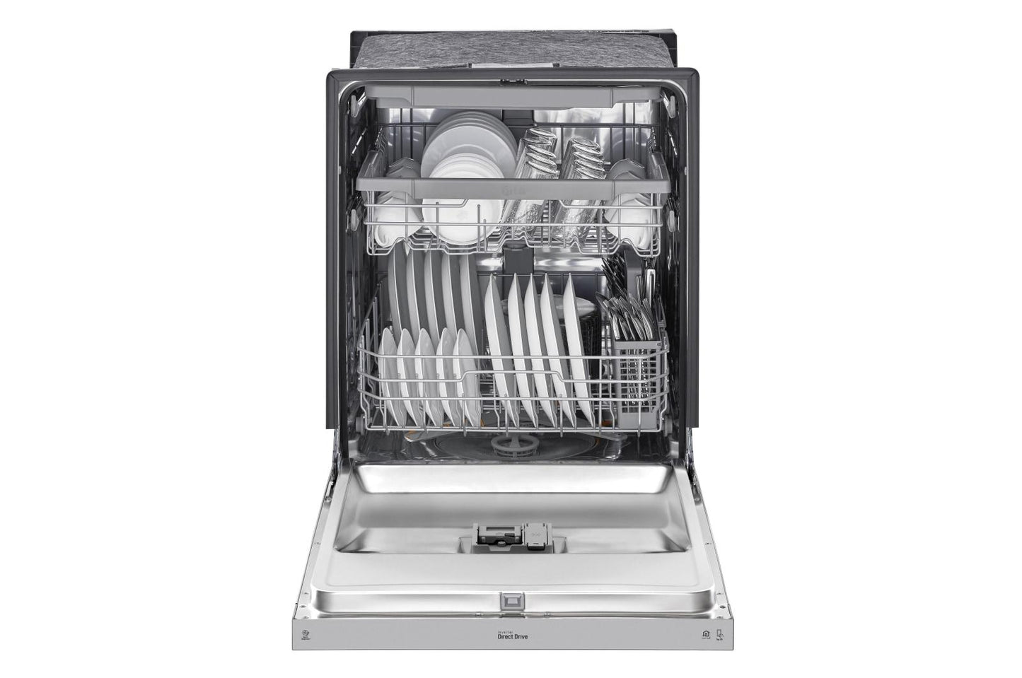 Lg LDFN4542S 24 Inch Wide QuadWash™ Front Control Dishwasher - Stainless Steel
