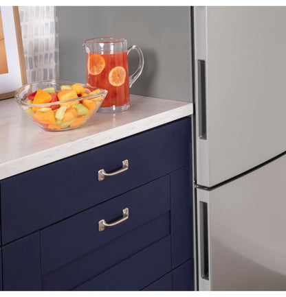 GBE17HYRFS GE® ENERGY STAR® 17.7 Cu. Ft. Counter-Depth Bottom-Freezer Refrigerator