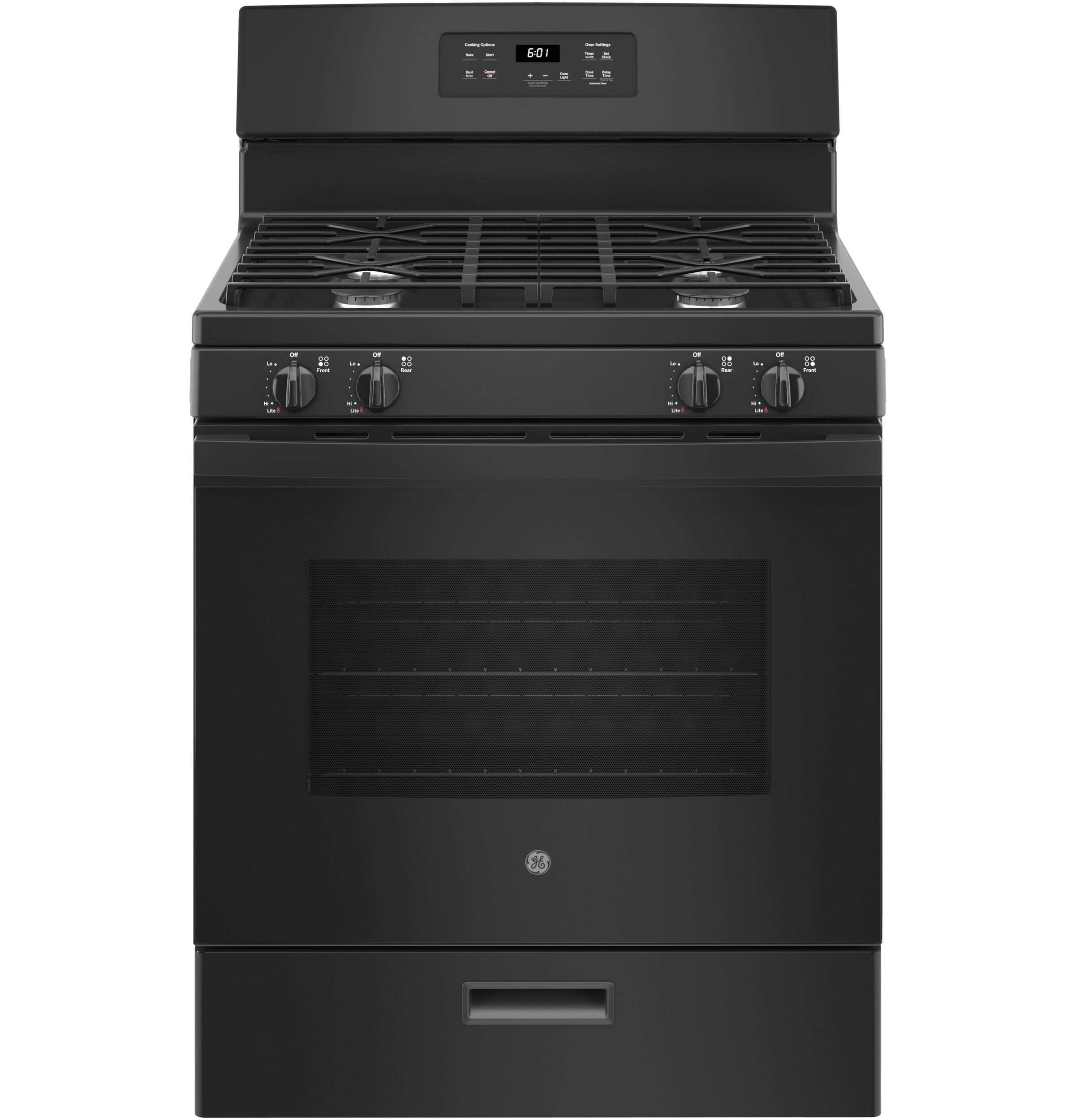 JGBS61DPBB GE® 30" Free-Standing Gas Range