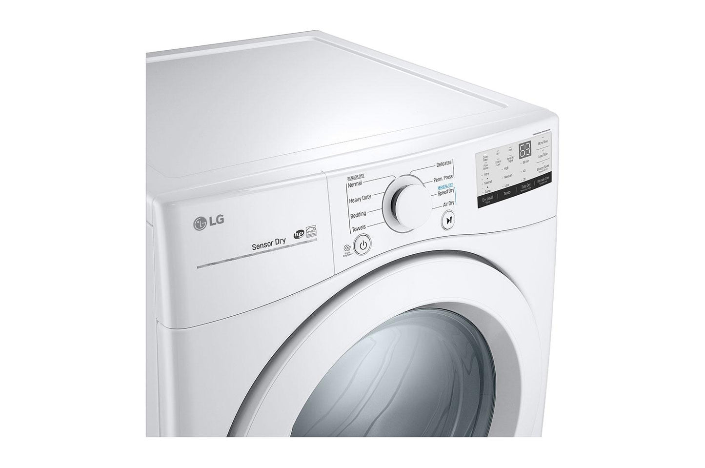 Lg DLE3400W 7.4 cu. ft. Large Capacity Electric Dryer - White