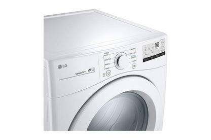 Lg DLE3400W 7.4 cu. ft. Large Capacity Electric Dryer - White