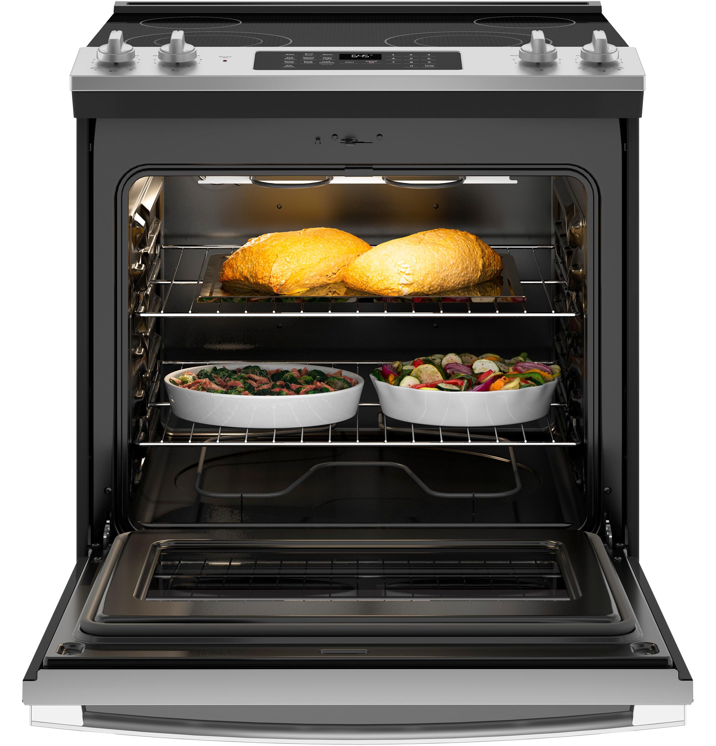 GE® 30" Slide-In Electric Range