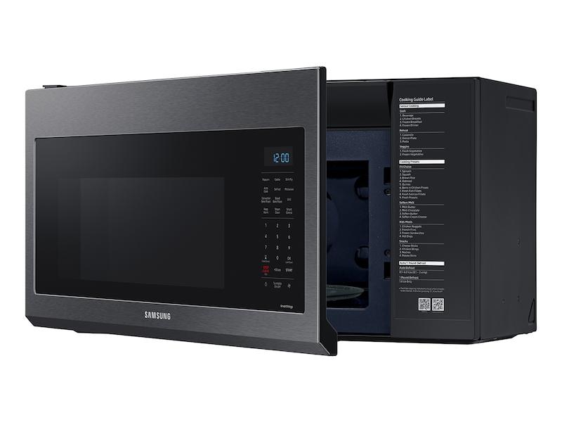 Samsung MC17T8000CG 1.7 cu ft. Smart Over-the-Range Microwave with Convection & Slim Fry™ in Black Stainless Steel