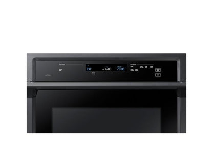 Samsung NV51K6650SG 30" Smart Single Electric Wall Oven with Steam Cook in Black Stainless Steel