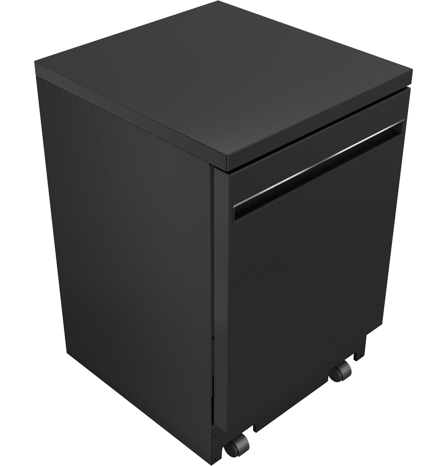 GPT225SGLBB GE® ENERGY STAR® 24" Stainless Steel Interior Portable Dishwasher with Sanitize Cycle