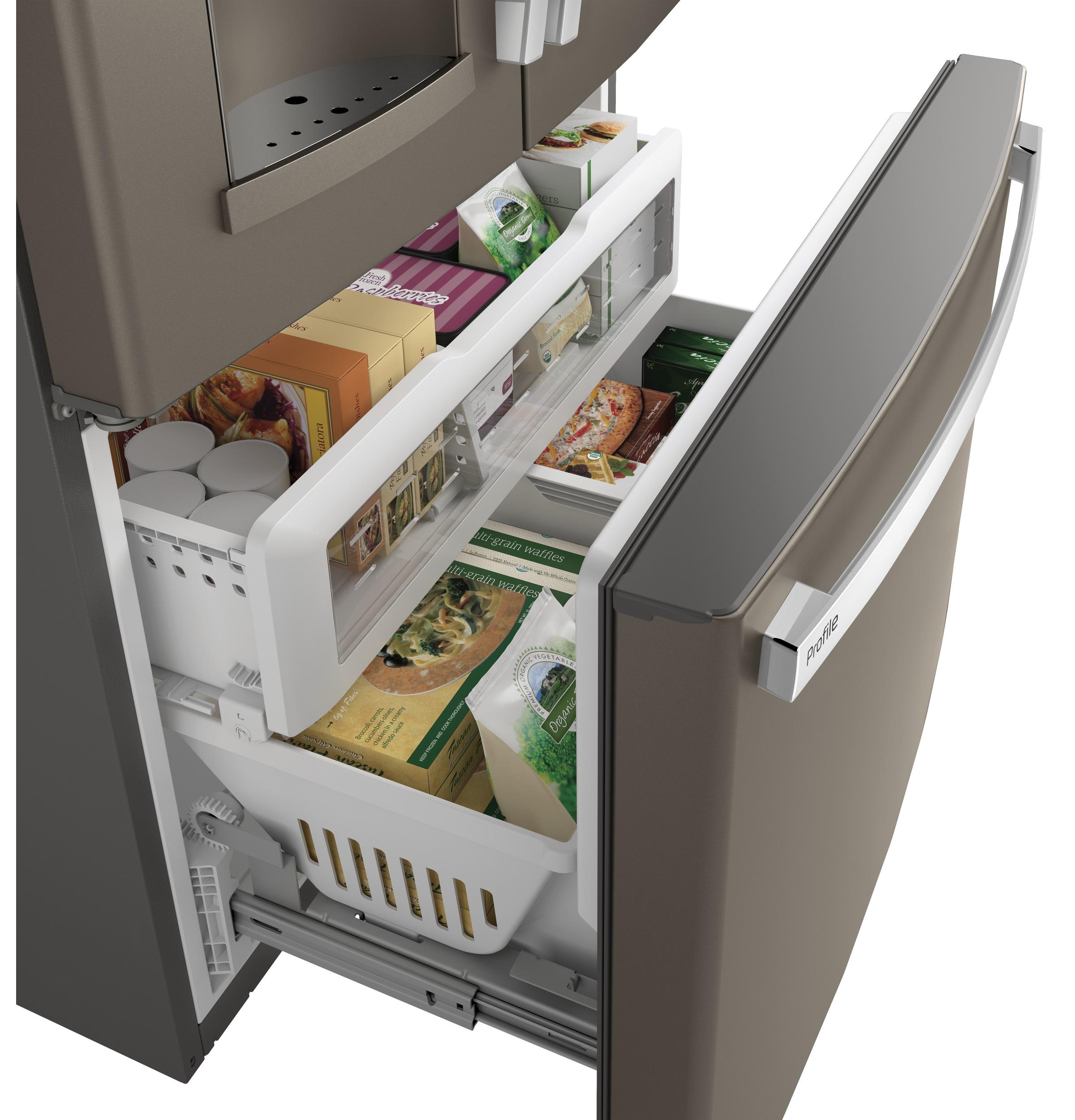 GE Profile™ Series ENERGY STAR® 22.1 Cu. Ft. Counter-Depth French-Door Refrigerator with Hands-Free AutoFill