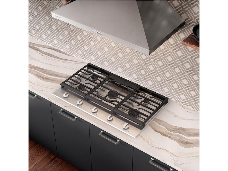 Samsung NA36R5310FG 36" Gas Cooktop in Black Stainless Steel