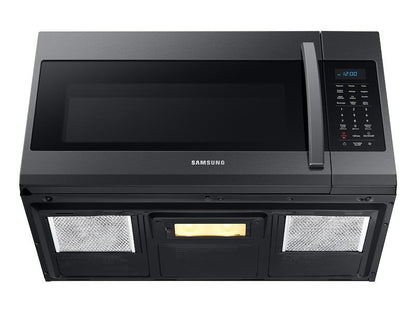Samsung 1.9 cu. ft. Over-the-Range Microwave with Sensor Cooking in Black Stainless Steel