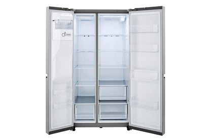 Lg LRSXC2306S 23 cu. ft. Side-by-Side Counter-Depth Refrigerator with Smooth Touch Dispenser