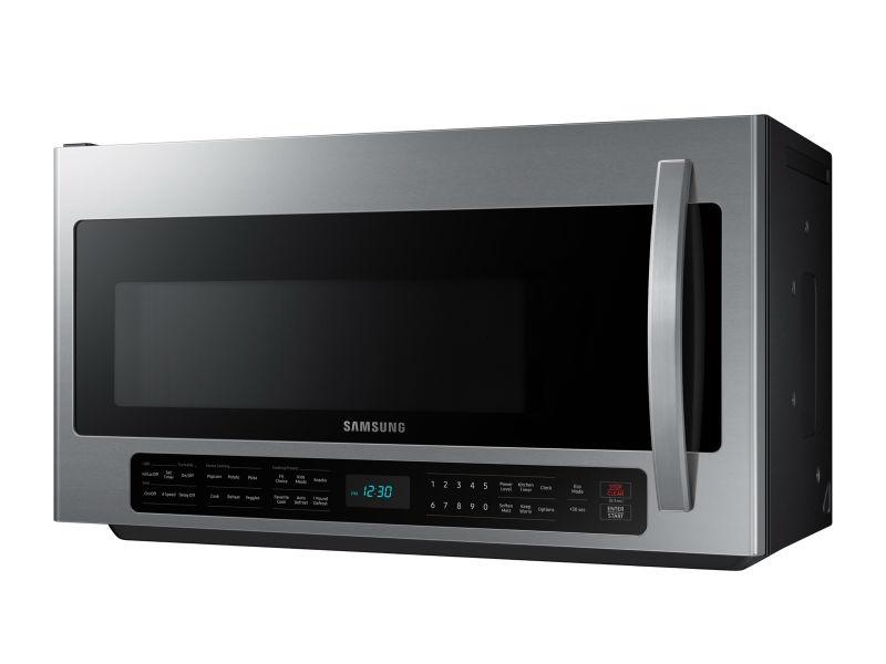 Samsung 2.1 cu. ft. Over-the-Range Microwave with Sensor Cooking in Fingerprint Resistant Stainless Steel