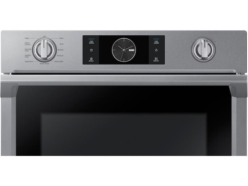 Samsung 30" Smart Single Wall Oven with Flex Duo™ in Stainless Steel