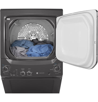 GUD27GSPMDG GE Unitized Spacemaker® 3.8 cu. ft. Capacity Washer with Stainless Steel Basket and 5.9 cu. ft. Capacity Gas Dryer