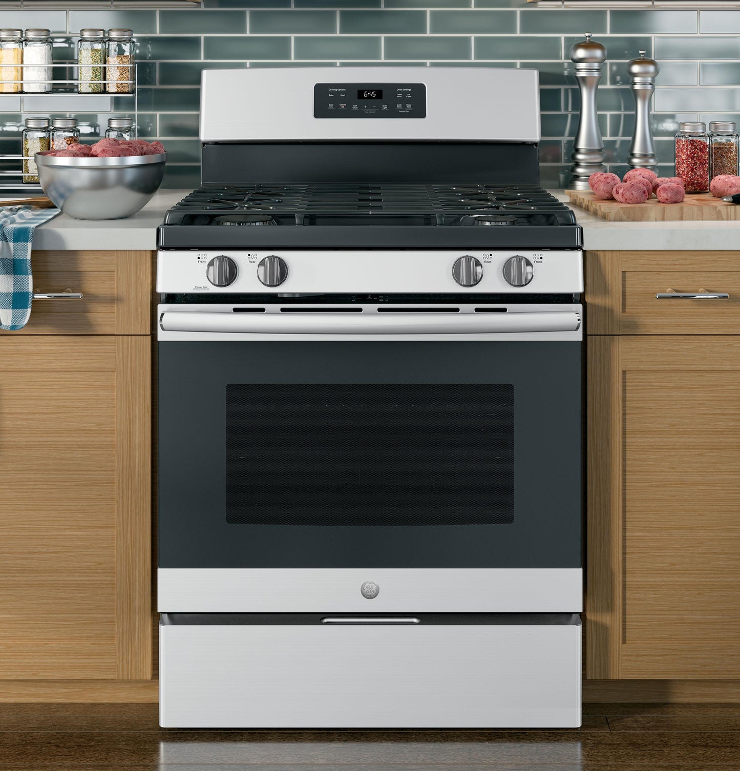 GE® 30" Free-Standing Gas Range