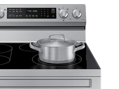 Samsung NE63A6711SS 6.3 cu. ft. Smart Freestanding Electric Range with No-Preheat Air Fry, Convection+ & Griddle in Stainless Steel