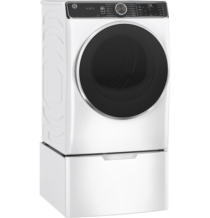 GE® ENERGY STAR® 7.8 cu. ft. Capacity Smart Front Load Electric Dryer with Steam and Sanitize Cycle