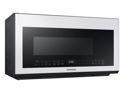 Samsung Bespoke Over-the-Range Microwave 2.1 cu. ft. with Sensor Cooking in White Glass