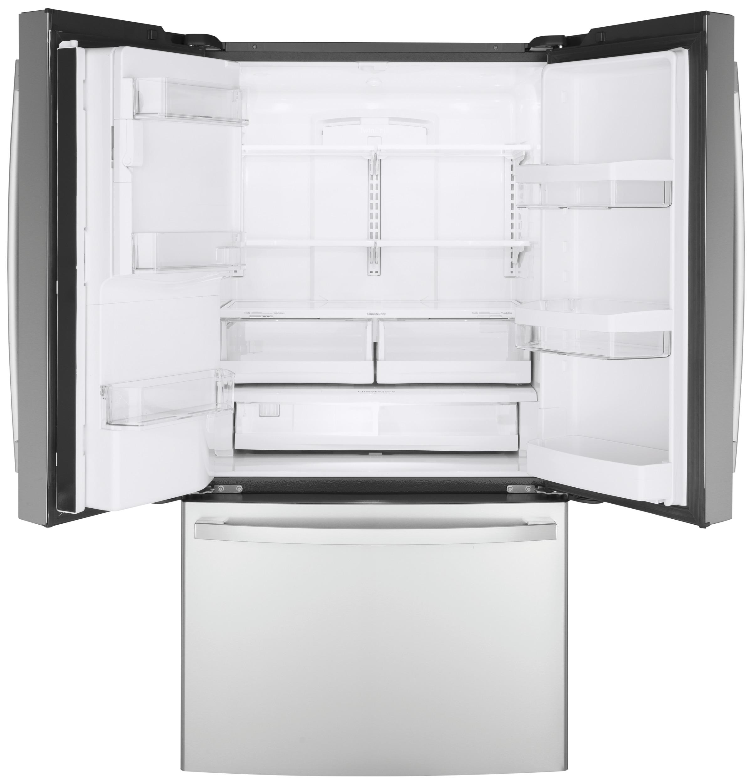 GE® ENERGY STAR® 22.1 Cu. Ft. Counter-Depth Fingerprint Resistant French-Door Refrigerator