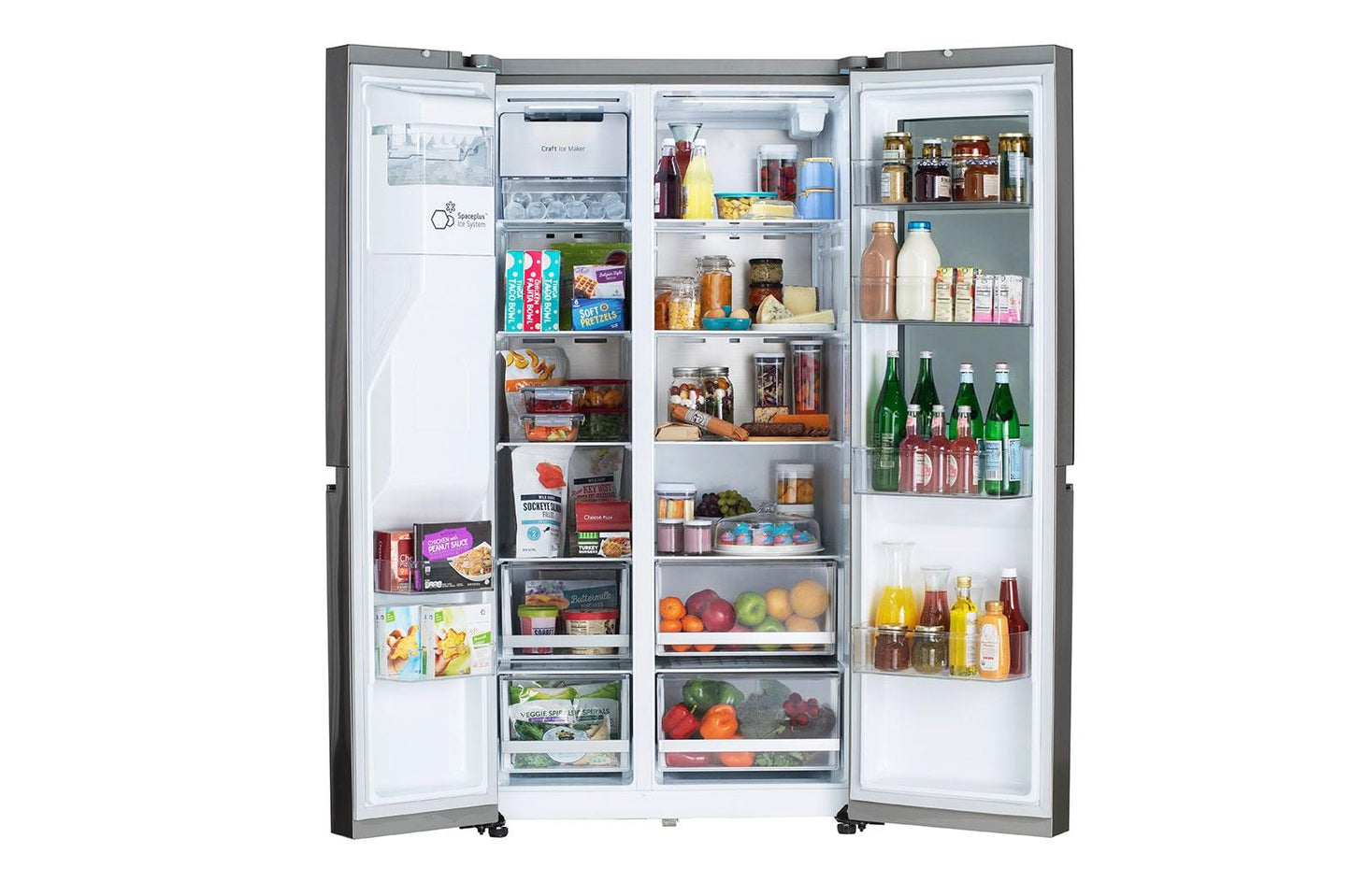 Lg LRSOS2706S 27 cu. ft. Side-By-Side InstaView® Refrigerator