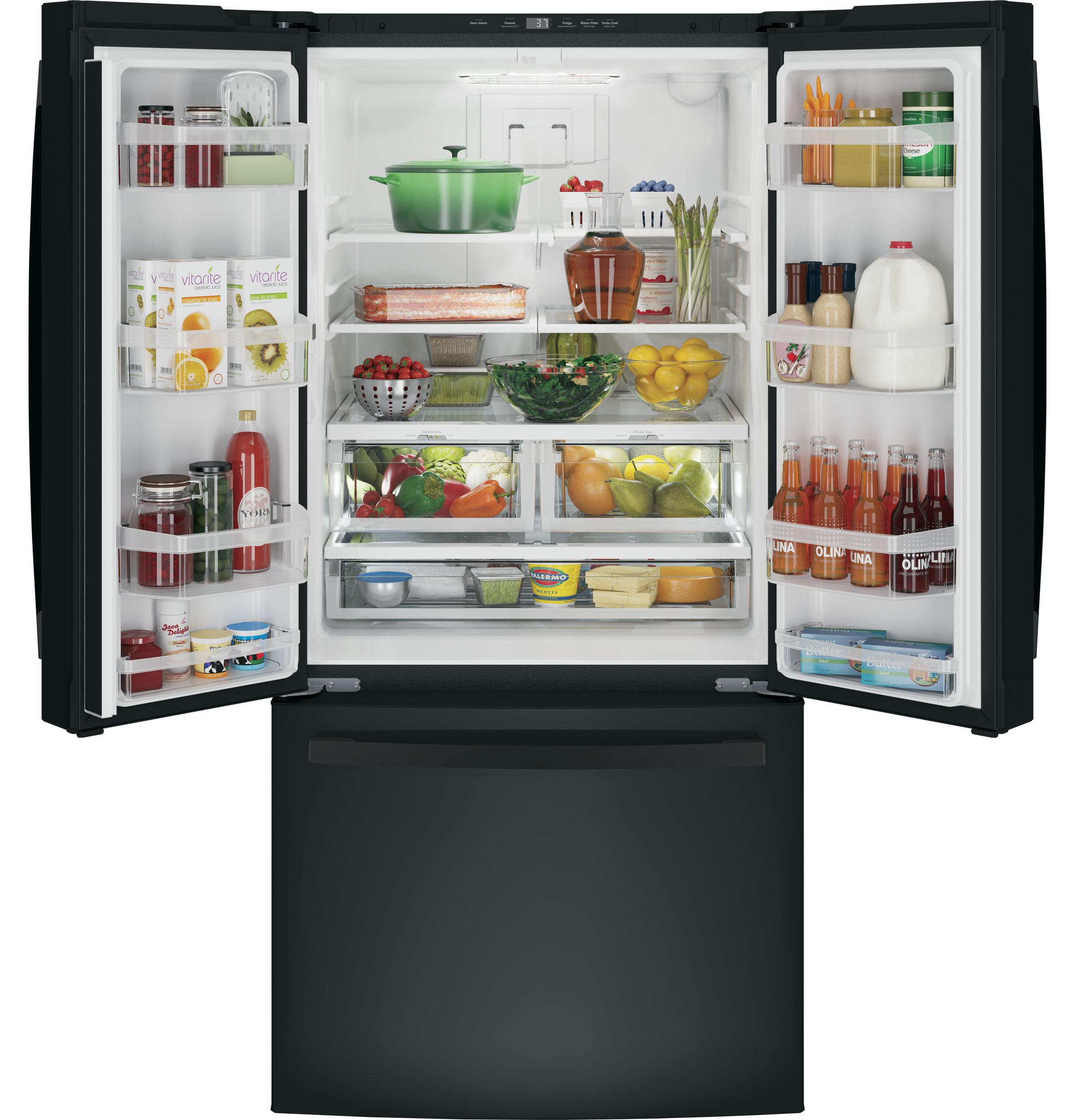 GNE25JGKBB GE® ENERGY STAR® 24.7 Cu. Ft. French-Door Refrigerator