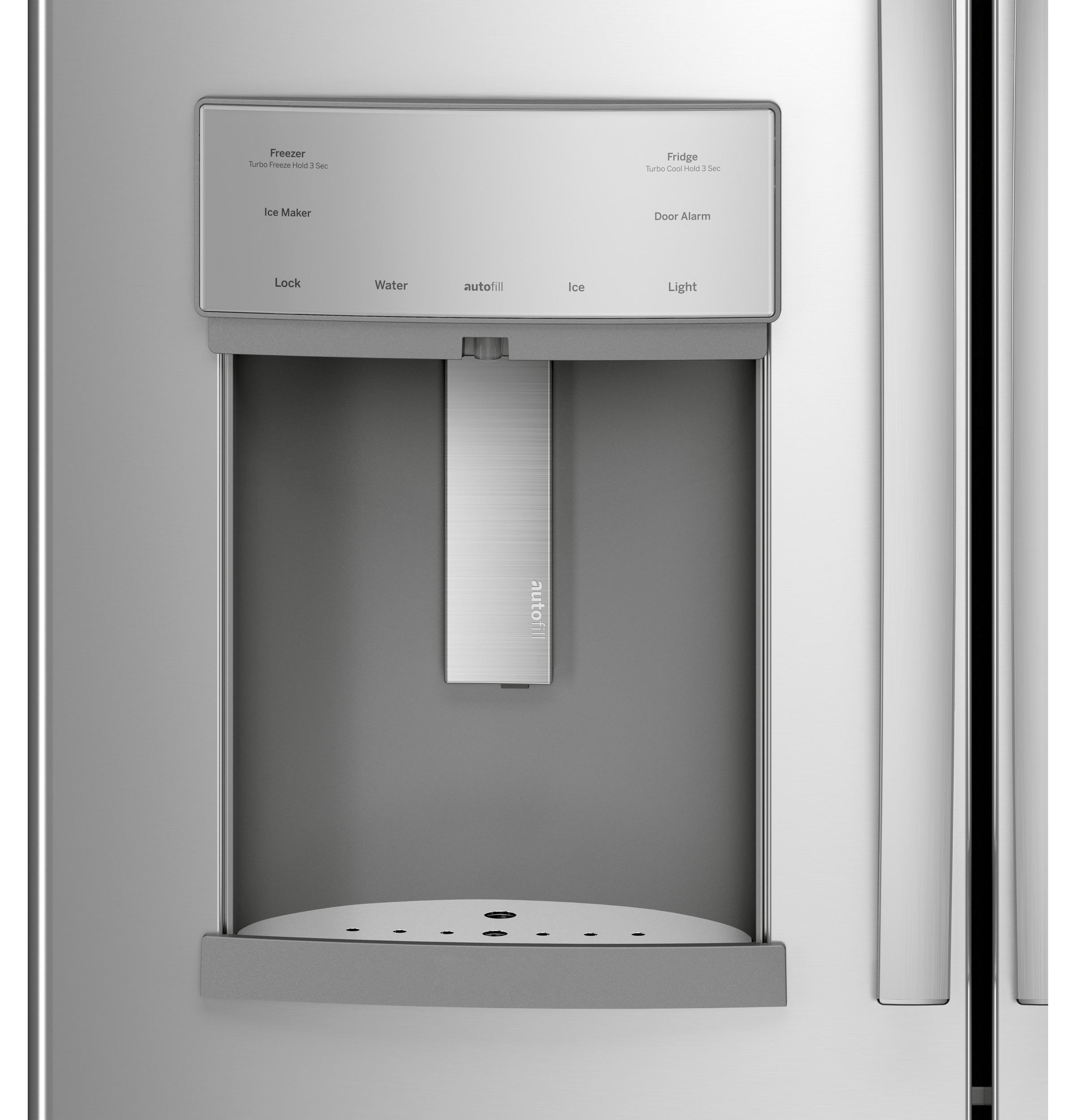 PFD28KYNFS GE Profile™ Series 27.7 Cu. Ft. Fingerprint Resistant French-Door Refrigerator with Door In Door and Hands-Free AutoFill