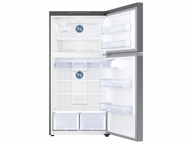 21 cu. ft. Top Freezer Refrigerator with FlexZone™ in Stainless Steel