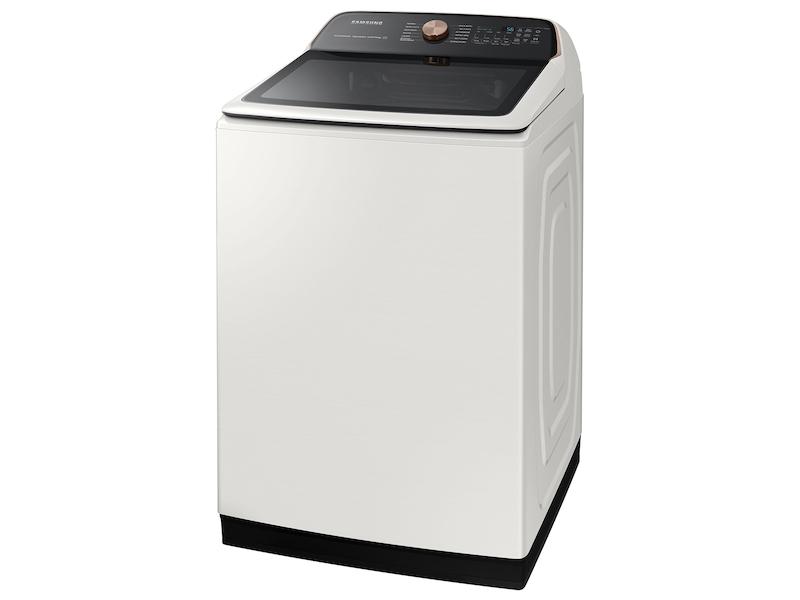5.0 cu. ft. Extra Large Capacity Smart Front Load Washer with Super Speed  Wash and Steam in Ivory Washers - WF50BG8300AEUS