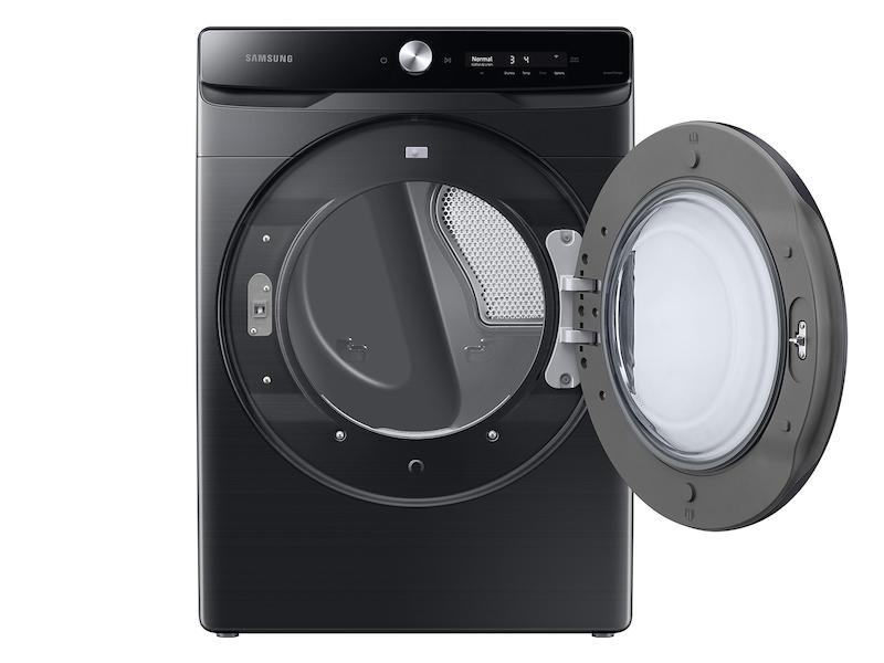 7.5 cu. ft. Smart Dial Electric Dryer with Super Speed Dry in Brushed Black