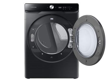 7.5 cu. ft. Smart Dial Electric Dryer with Super Speed Dry in Brushed Black
