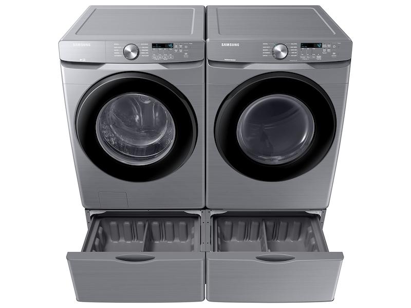 7.5 cu. ft. Front Load Gas Dryer with Sensor Dry in Platinum