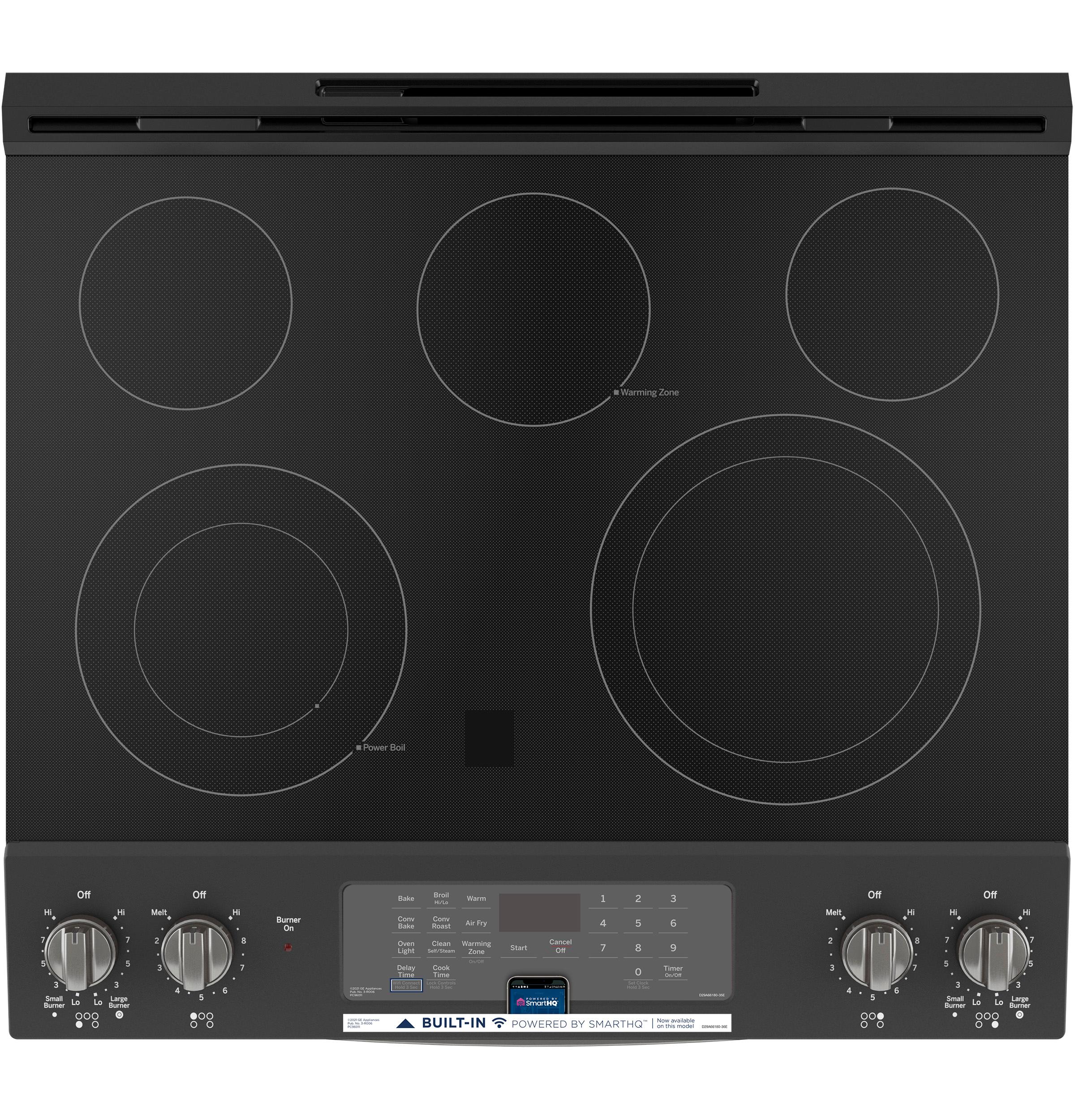 GE® 30" Slide-In Electric Convection Range with No Preheat Air Fry