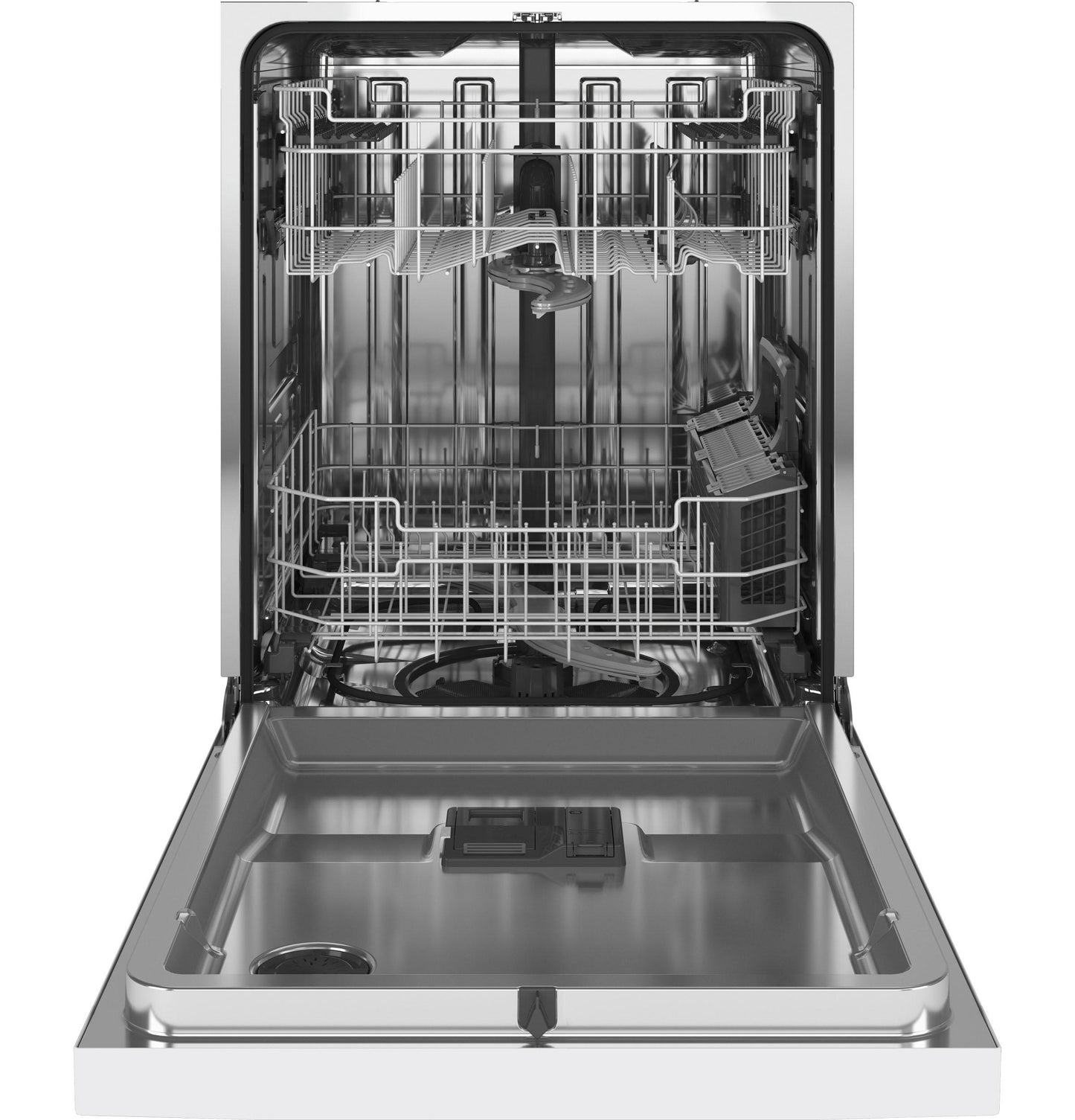GE® Top Control with Stainless Steel Interior Dishwasher with Sanitize Cycle & Dry Boost with Fan Assist