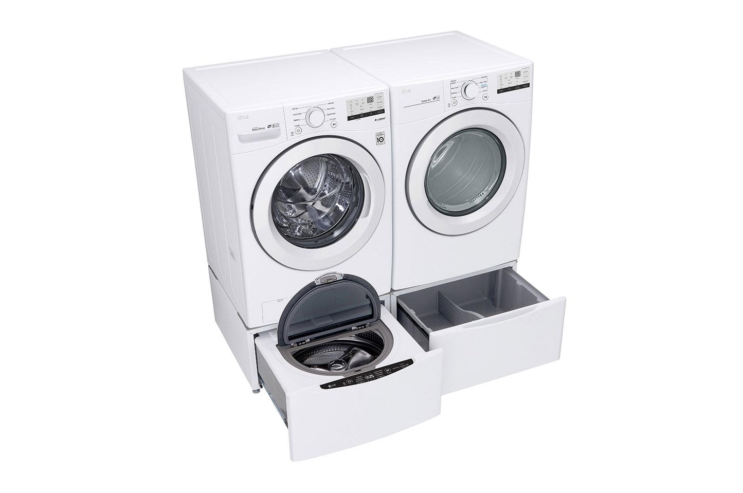 Lg DLE3400W 7.4 cu. ft. Large Capacity Electric Dryer - White