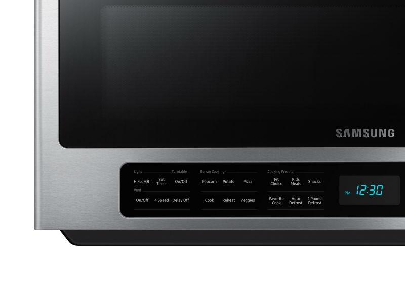 Samsung 2.1 cu. ft. Over-the-Range Microwave with Sensor Cooking in Fingerprint Resistant Stainless Steel